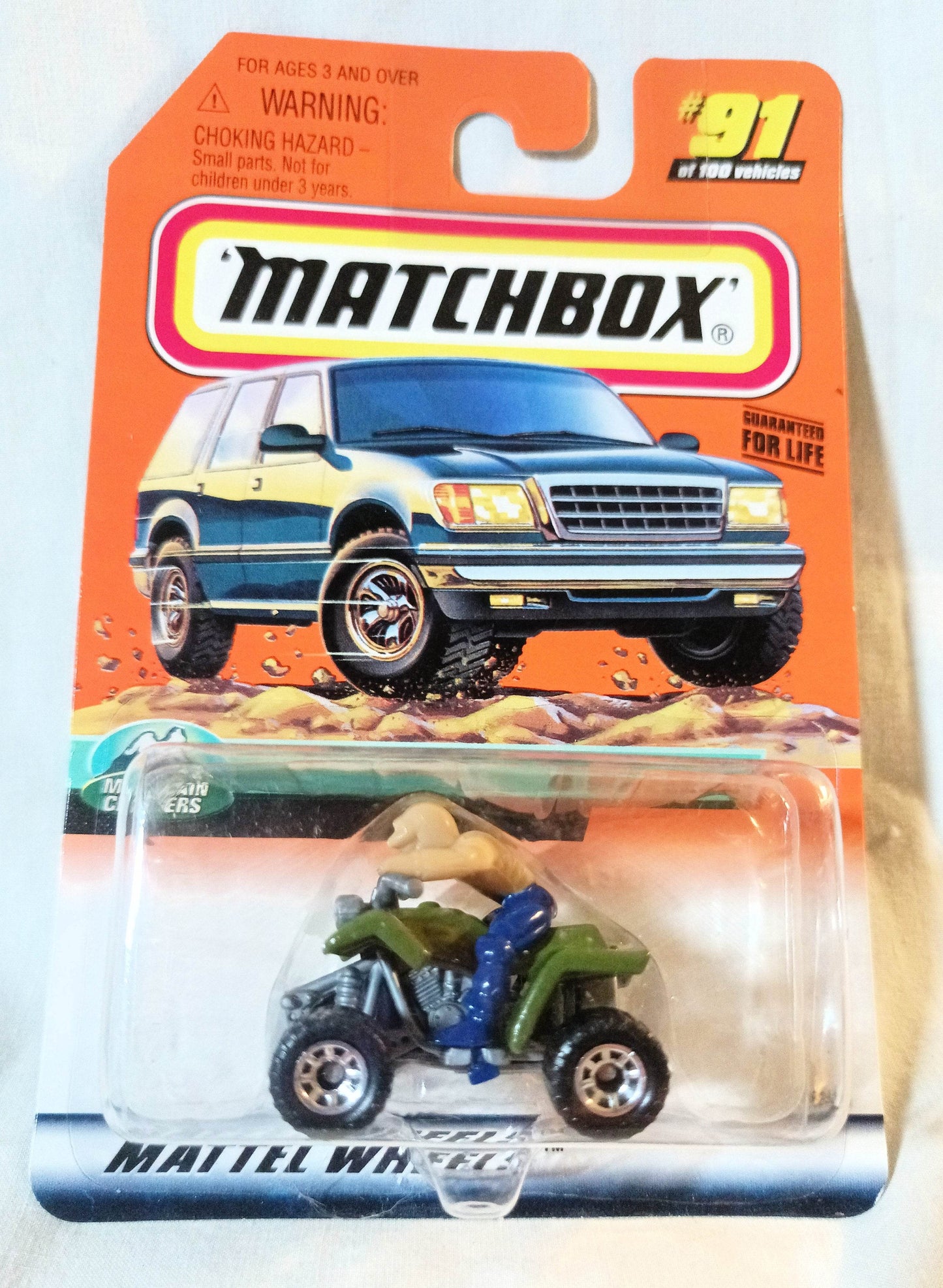 Matchbox #91 4-Wheeler Off-Road Machine Mountain Cruisers 1999 - TulipStuff