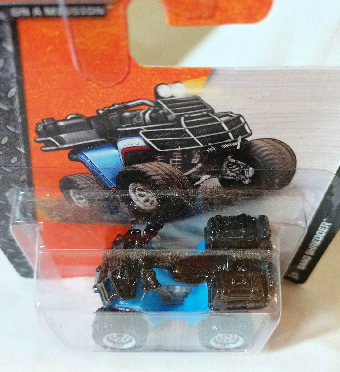 Matchbox 2015 MB95 - Sand Shredder 4x4 ATV International Short Card - TulipStuff