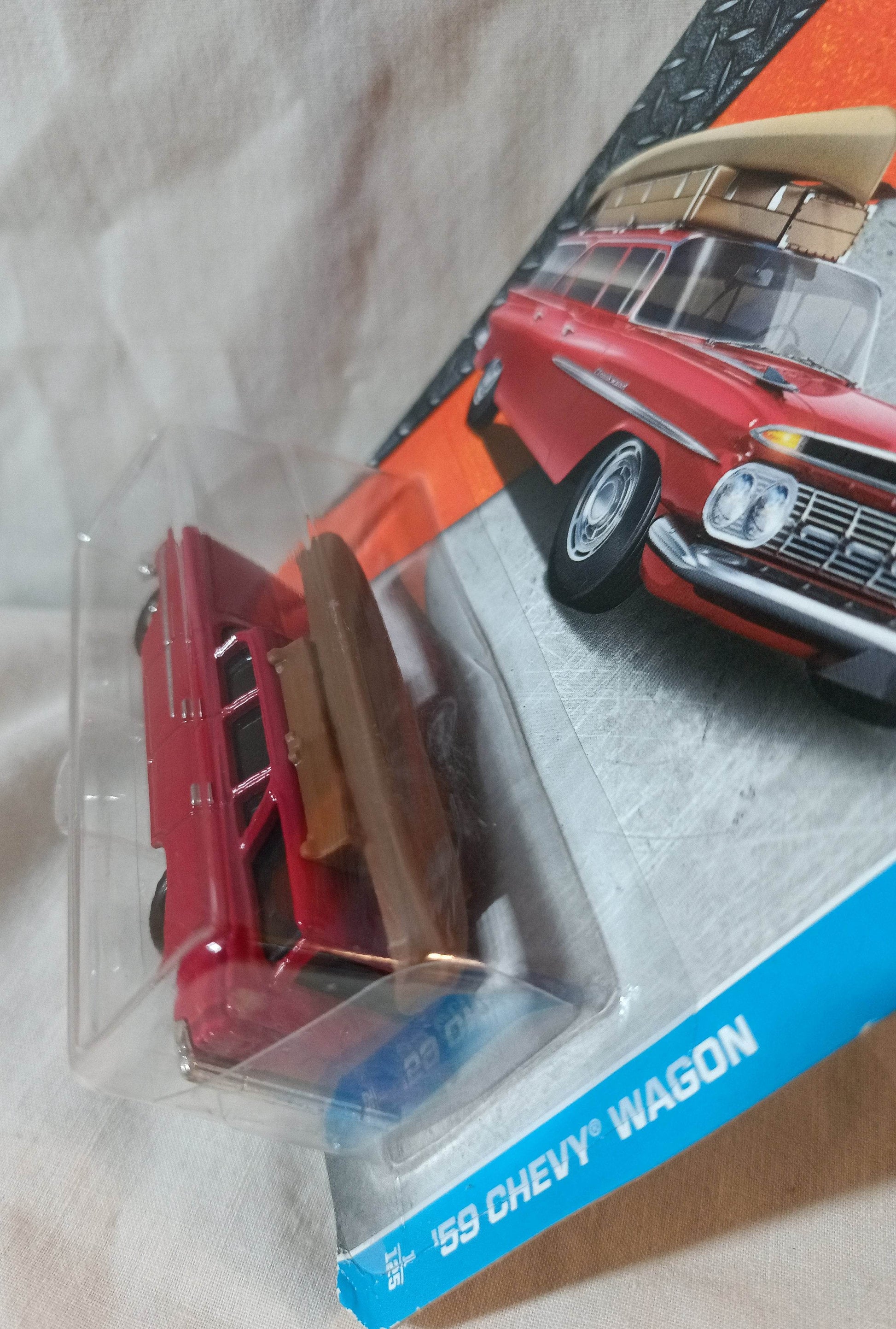 Matchbox #1 MBX Adventure City '59 Chevy Wagon w/Canoe 2017 - TulipStuff