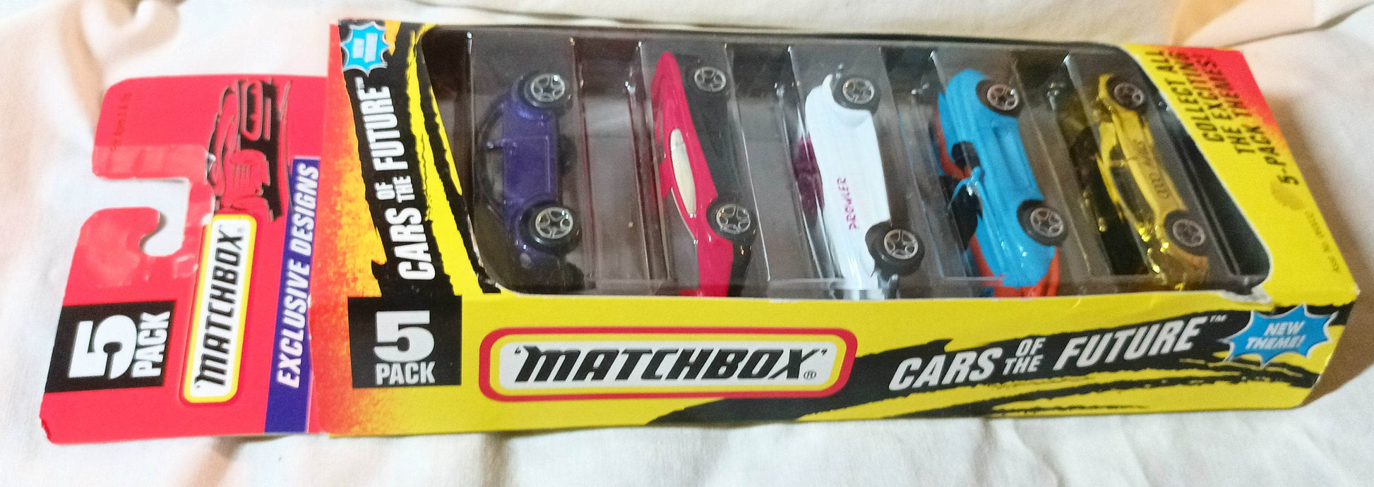 Matchbox Cars Of The Future 5-Pack 1997 VW Avus Prowler Mustang Streak - TulipStuff