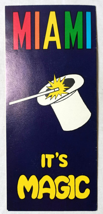 Miami It's Magic Miami-Metro Dept Of Tourism Publicity Brochure 1977 - TulipStuff