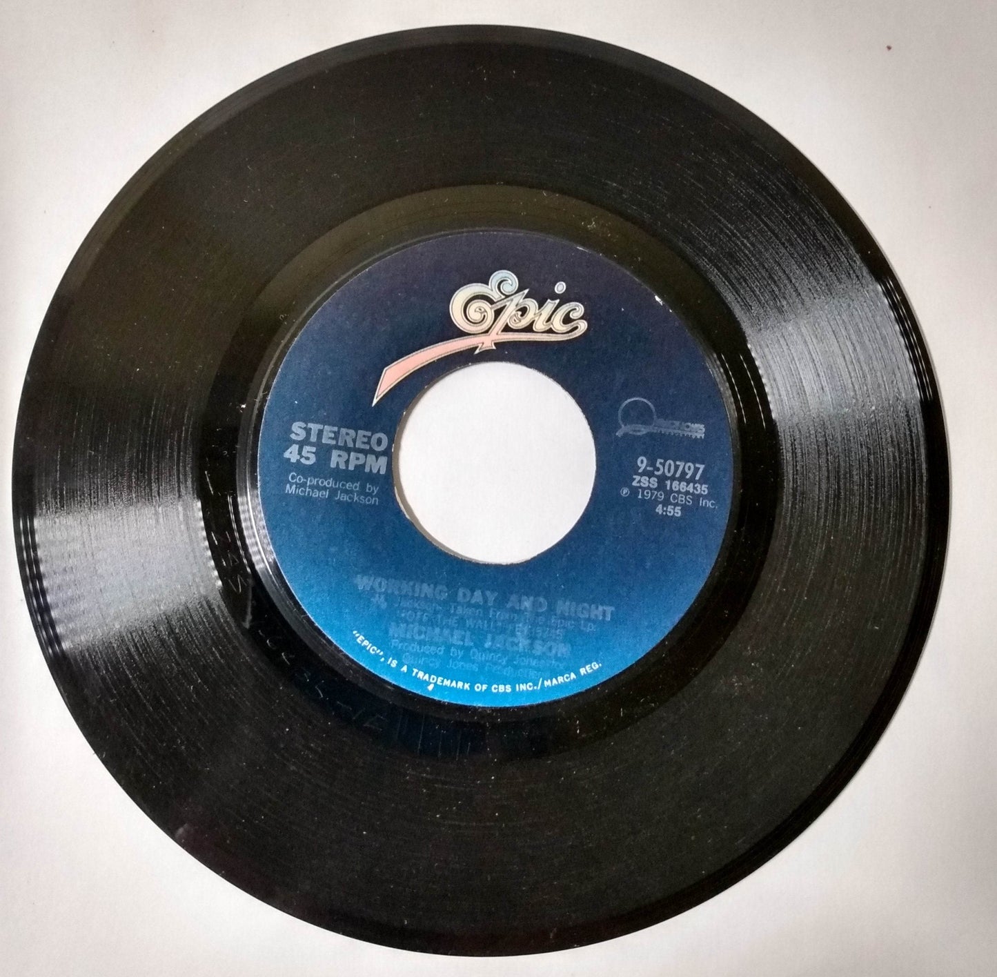 Michael Jackson Rock With You / Working Day And Night 7" Vinyl Epic 1979 - TulipStuff