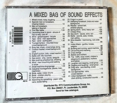 A Mixed Bag Of Sound Effects Special Effects Sounds CD 1994 - TulipStuff