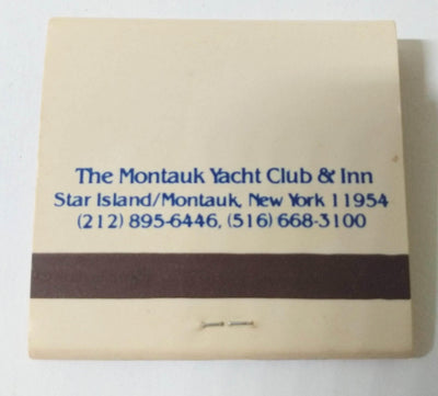 Montauk Yacht Club & Inn Long Island New York Matchbook 1990's - TulipStuff