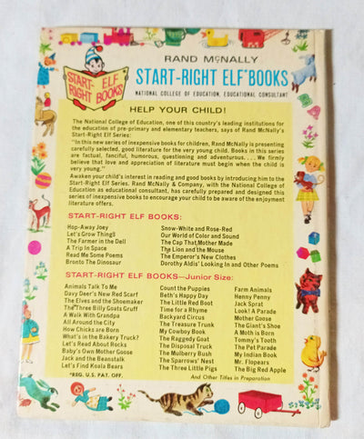 Mr Flopears A Rainy Adventure Racey Helps Rand McNally Elf Book 1969 - TulipStuff