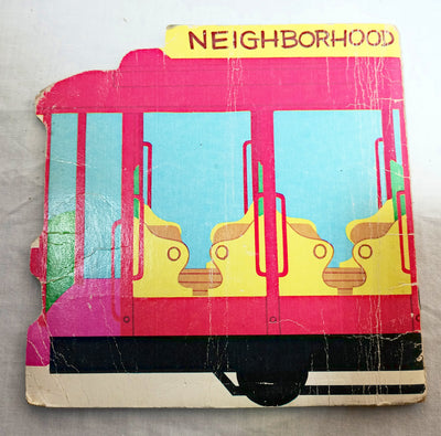 Mister Rogers Neighborhood Trolley Golden Shape Book 1974 - TulipStuff