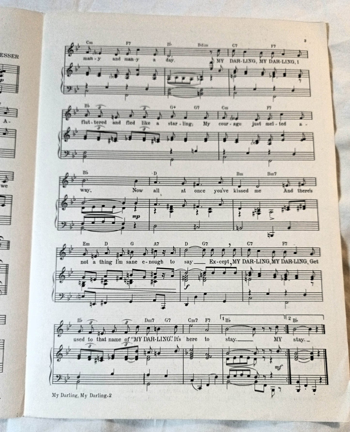 My Darling My Darling Where's Charley Ray Bolger Sheet Music 1948 - TulipStuff