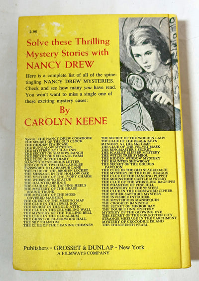 Nancy Drew Mystery #33 The Witch Tree Symbol Carolyn Keene 1975 - TulipStuff