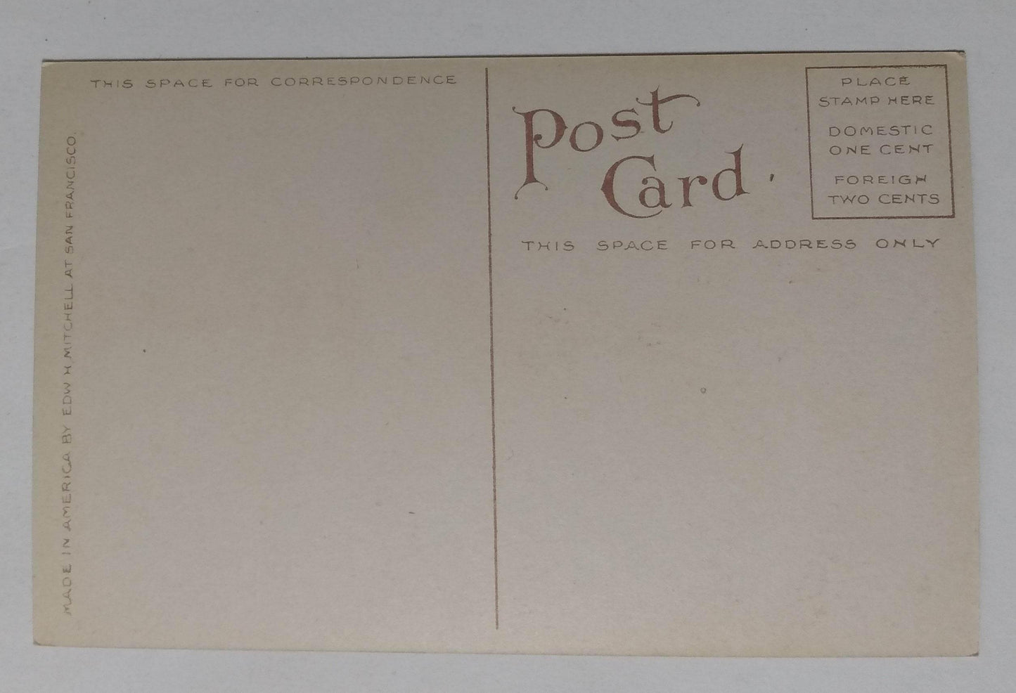 Native Son's Monument Market St San Francisco California Postcard 1910 - TulipStuff