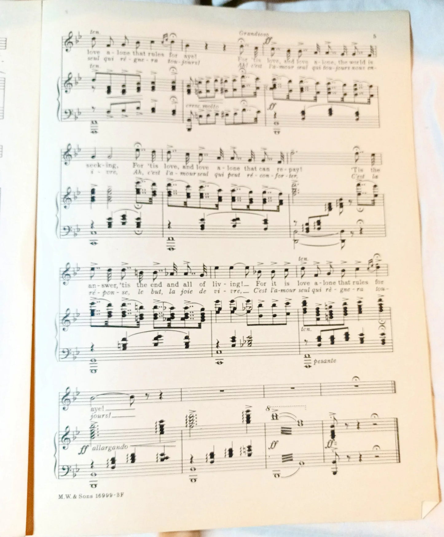 Ah Sweet Mystery Of Life Victor Herbert's Naughty Marietta Sheet Music 1944 - TulipStuff