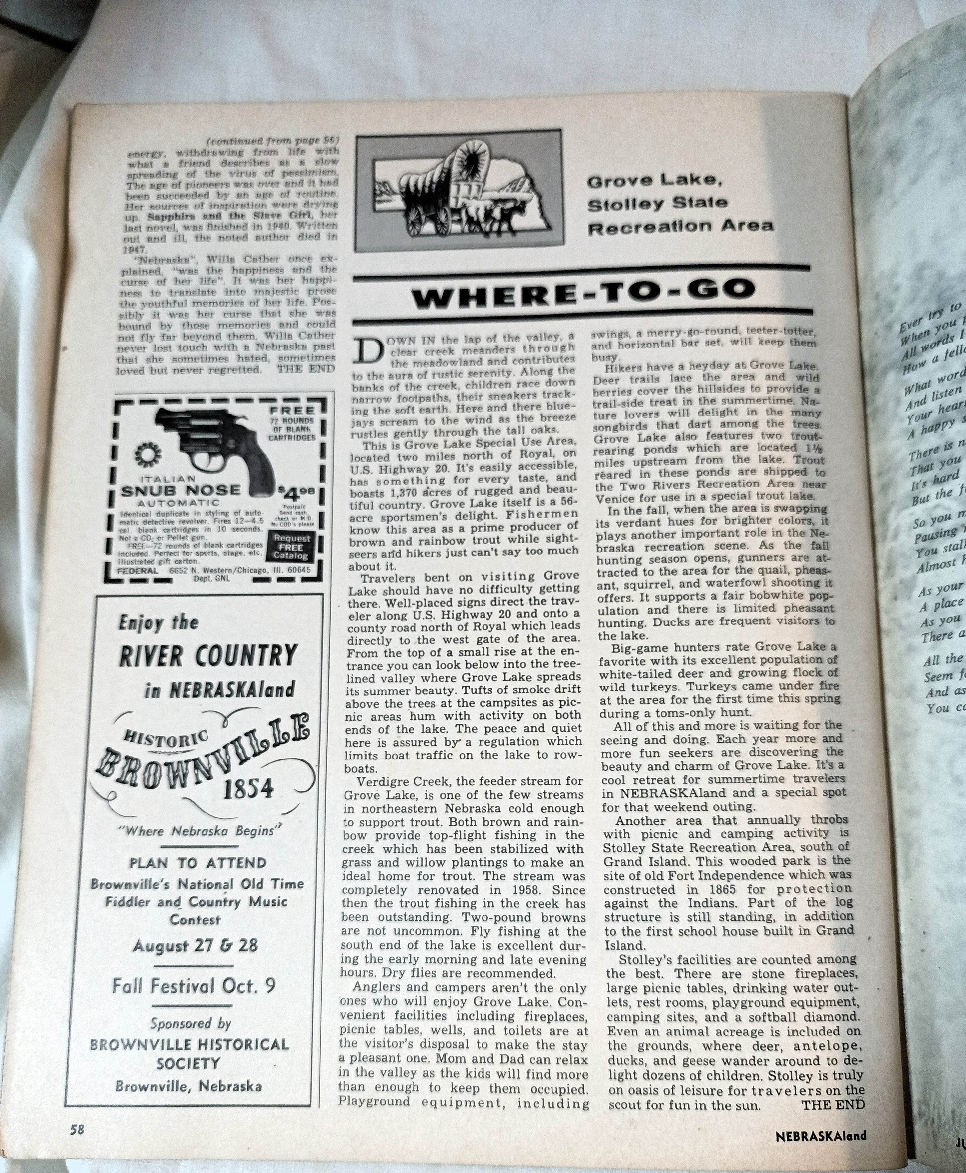 Outdoor NEBRASKAland Magazine July 1966 Vacation Special - TulipStuff