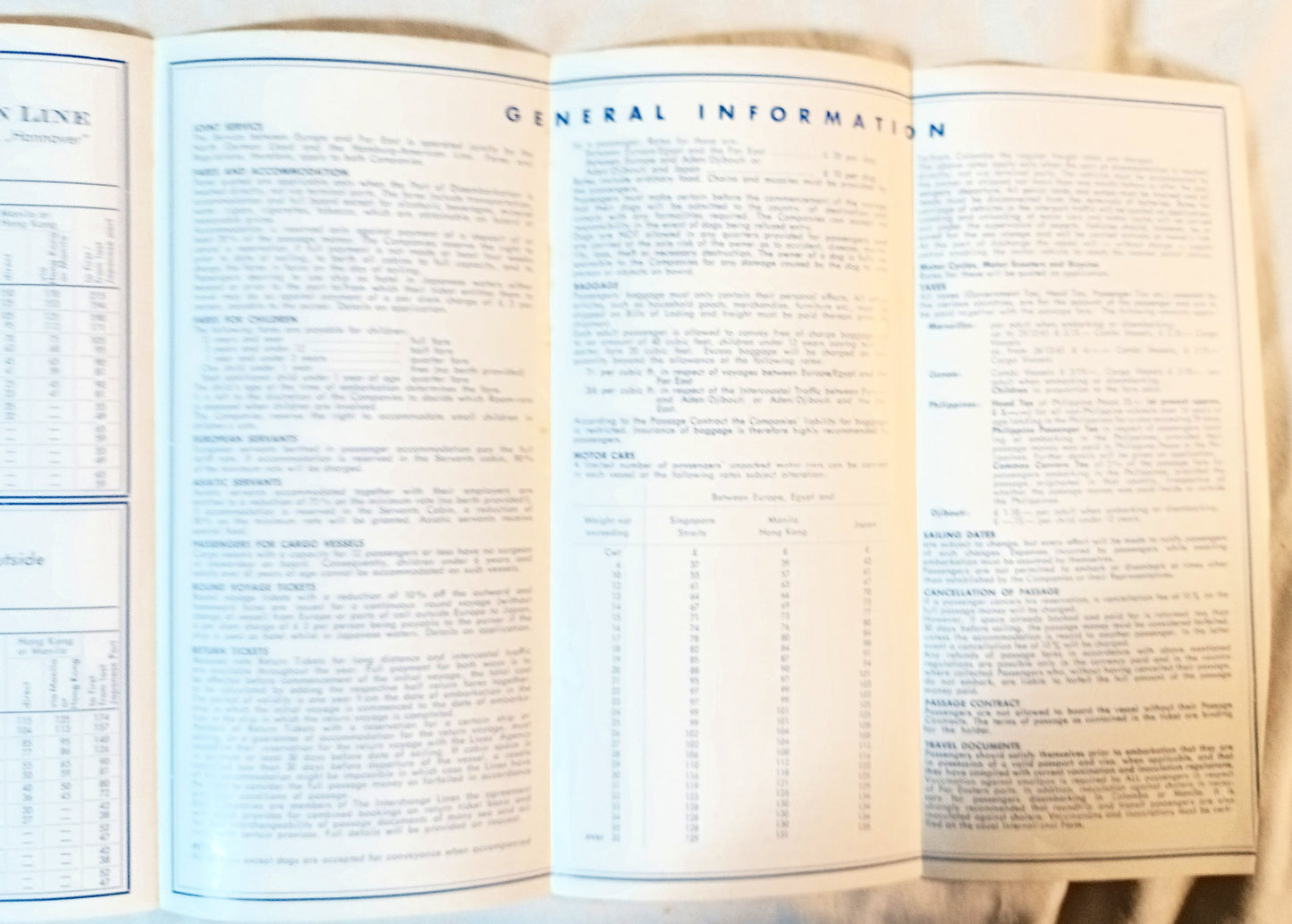 North German Lloyd Hamburg-American Line Cargoliners Brochure 1961 - TulipStuff