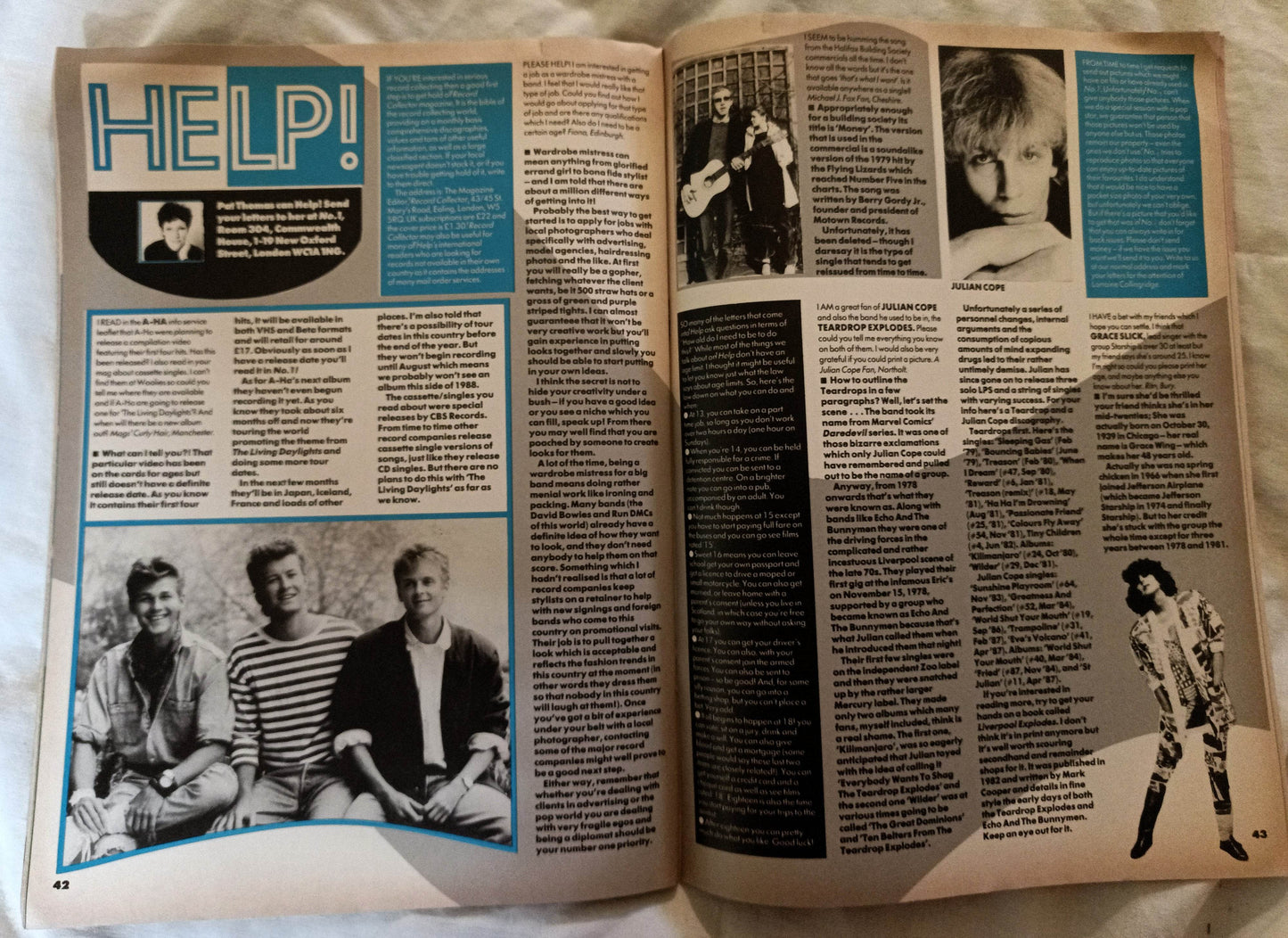 Number One Magazine 11 July 1987 UK Terence Trent D'Arby Madonna A-Ha - TulipStuff