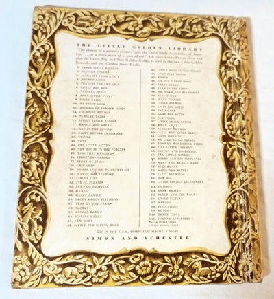 Nursery Songs Little Golden Book Corinne Malvern Hardcover 1942 - TulipStuff