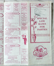 Load image into Gallery viewer, Odessa Cafe Bar Avenue A NYC Restaurant Takeout Menu Late 1990's - TulipStuff