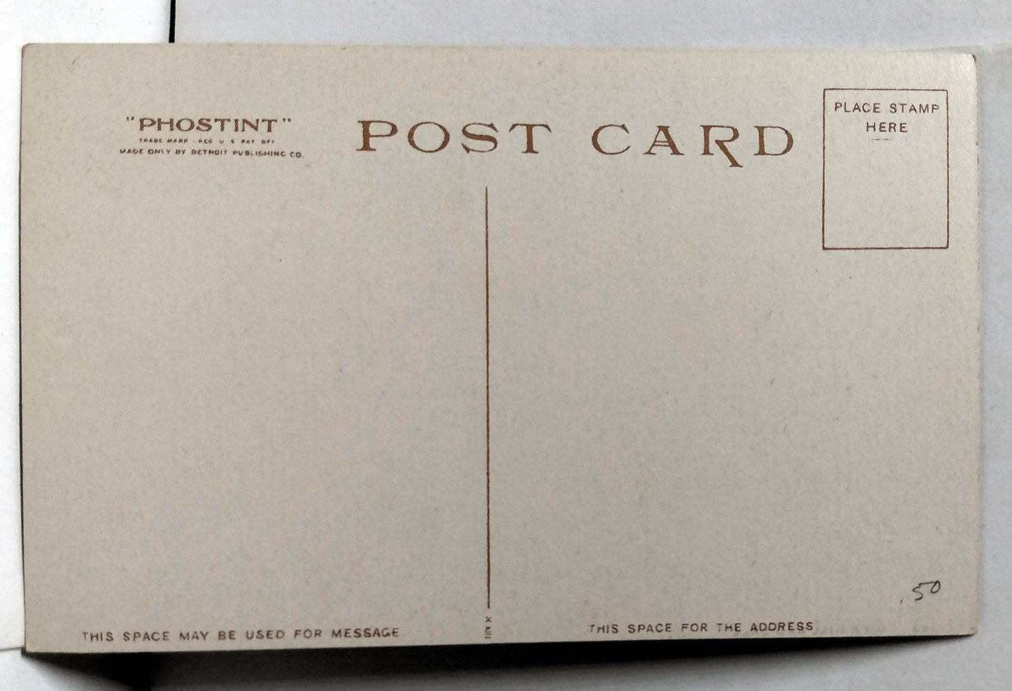 O'er Hill And Dale Country Road And Hills 1920's White Border Postcard - TulipStuff