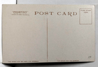 O'er Hill And Dale Country Road And Hills 1920's White Border Postcard - TulipStuff