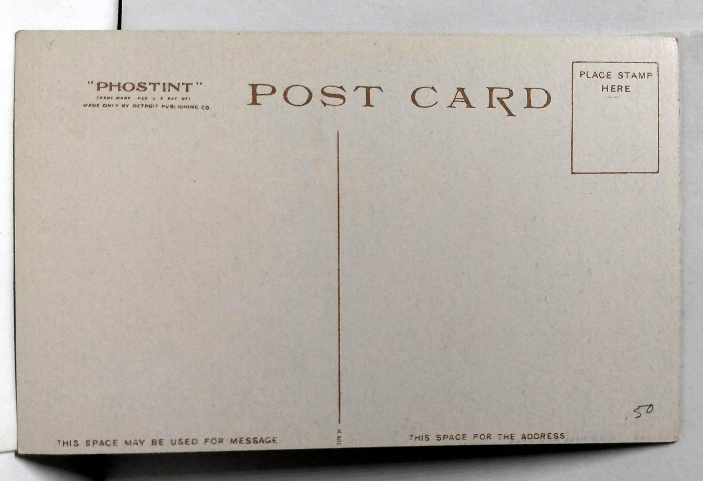 O'er Hill And Dale Country Road And Hills 1920's White Border Postcard - TulipStuff