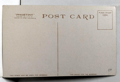 O'er Hill And Dale Country Road And Hills 1920's White Border Postcard - TulipStuff