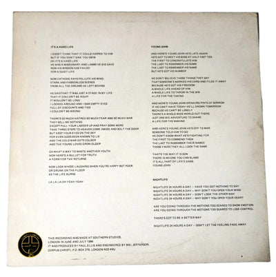 Omega Tribe It's A Hard Life Post Punk 12" 45RPM Single Vinyl UK 1984 - TulipStuff