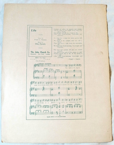 On The Road To Mandalay Rudyard Kipling Oley Speaks Sheet Music 1920's - TulipStuff