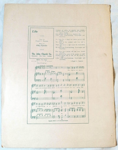 On The Road To Mandalay Rudyard Kipling Oley Speaks Sheet Music 1920's - TulipStuff