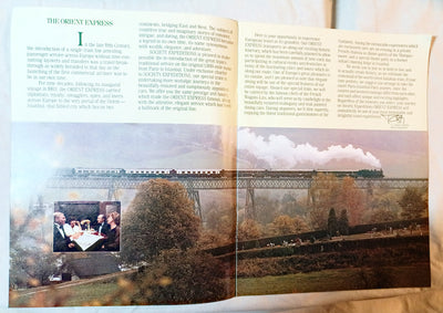 Orient Express Private Train Paris Istanbul Society Expeditions 1982-83 - TulipStuff