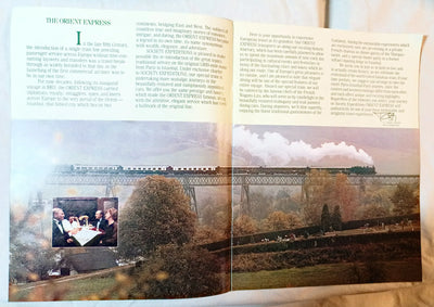 Orient Express Private Train Paris Istanbul Society Expeditions 1982-83 - TulipStuff