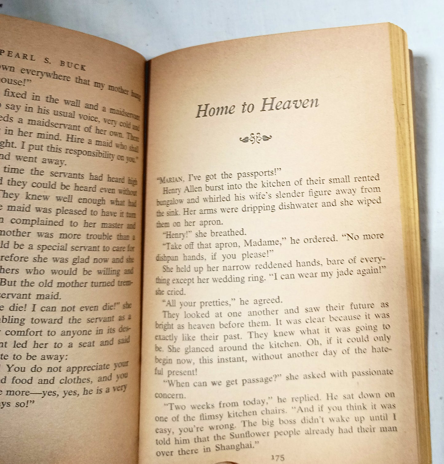 Pearl S Buck Hearts Come Home And Other Stories Pocket Books 1962 - TulipStuff