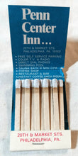 Load image into Gallery viewer, Penn Center Inn 20th and Market St Philadelphia Matchbook 1980's - TulipStuff