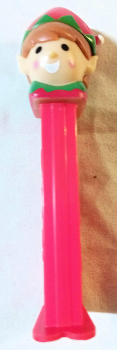 Pez Season's Greetings Holiday Red/Green Elf Candy Dispenser - TulipStuff