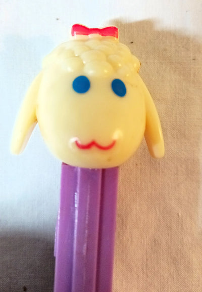 Pez Lamb Chop Candy Dispenser Purple Yugoslavia 1980's - TulipStuff