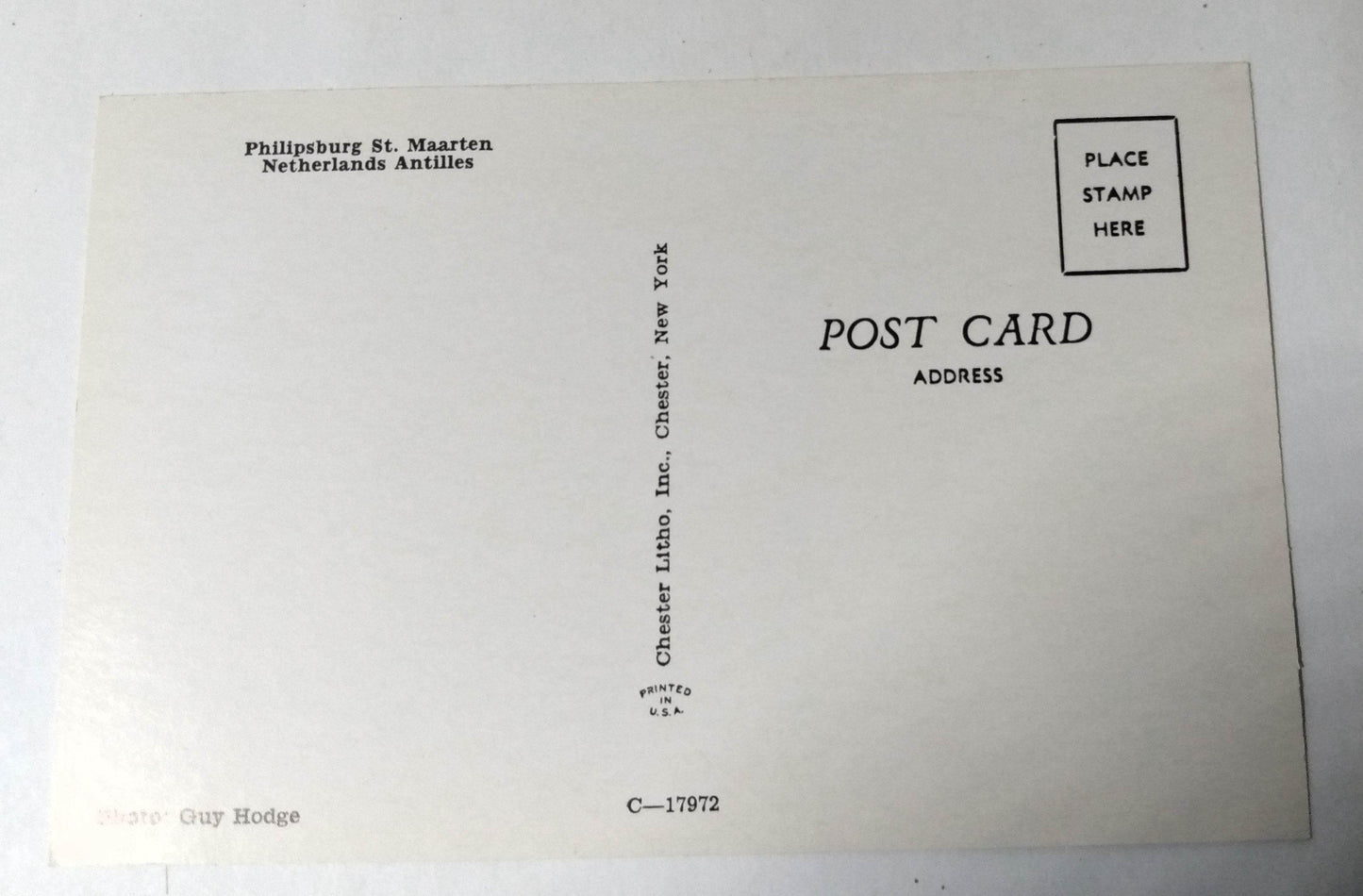 Philipsburg St Maarten Netherlands Antilles Town Harbor 1960's - TulipStuff