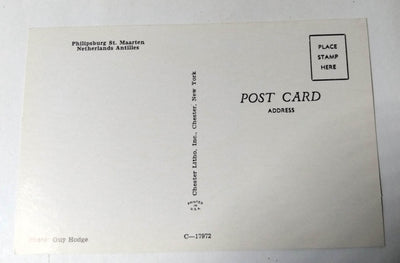 Philipsburg St Maarten Netherlands Antilles Town Harbor 1960's - TulipStuff