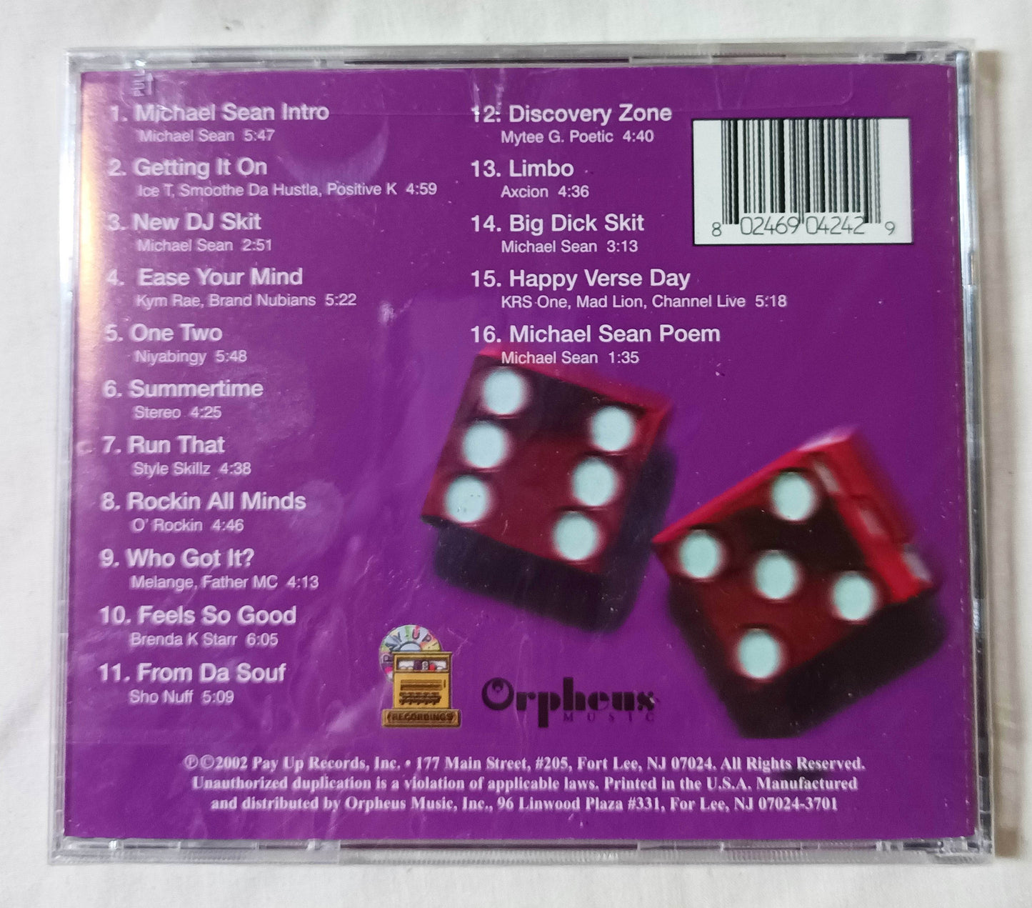 Pimps & Players Hip Hop RnB Album CD Pay Up / Orpheus 2002 - TulipStuff