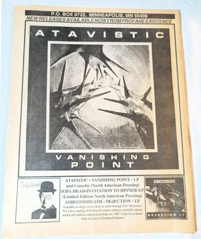 Profane Existence #7 December 1989 Anarcho Punk Zine Oi Polloi Neurosis - TulipStuff