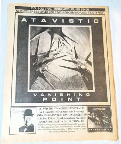 Profane Existence #7 December 1989 Anarcho Punk Zine Oi Polloi Neurosis - TulipStuff