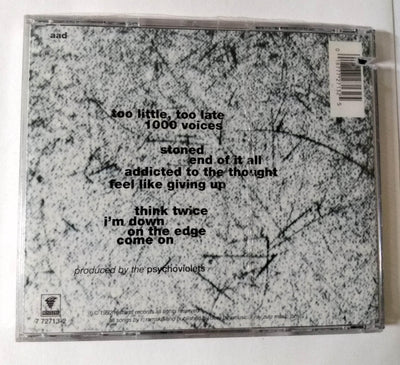 Psychoviolets Too Little Too Late Psychedelic Garage Rock Album CD 1992 - TulipStuff