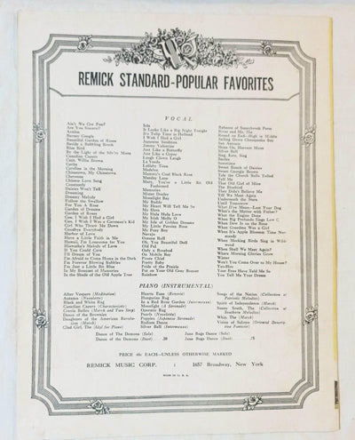 Puddin Head Jones Bryan Handman Sheet Music Ozzie Nelson 1933 - TulipStuff