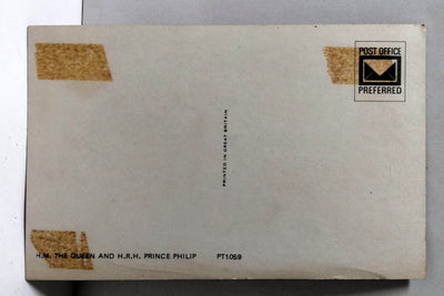 The Queen And Prince Philip On Horseback Postcard 1960's - TulipStuff