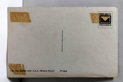 The Queen And Prince Philip On Horseback Postcard 1960's - TulipStuff