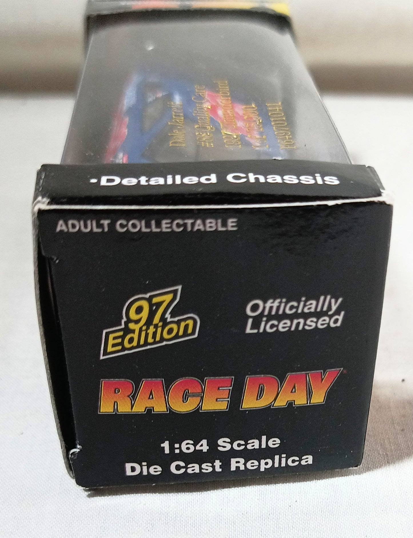 Race Day 1997 Dale Jarrett #88 Quality Care Ford Thunderbird Ltd Ed - TulipStuff