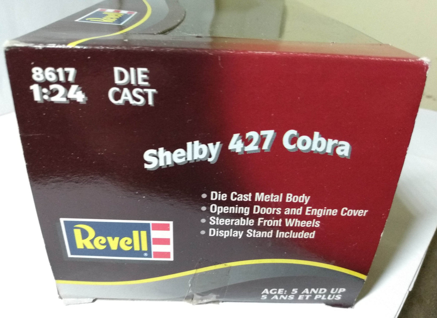 Revell 8617 Shelby 427 Cobra Convertible 1:24 Scale Diecast Metal Car 1992 - TulipStuff