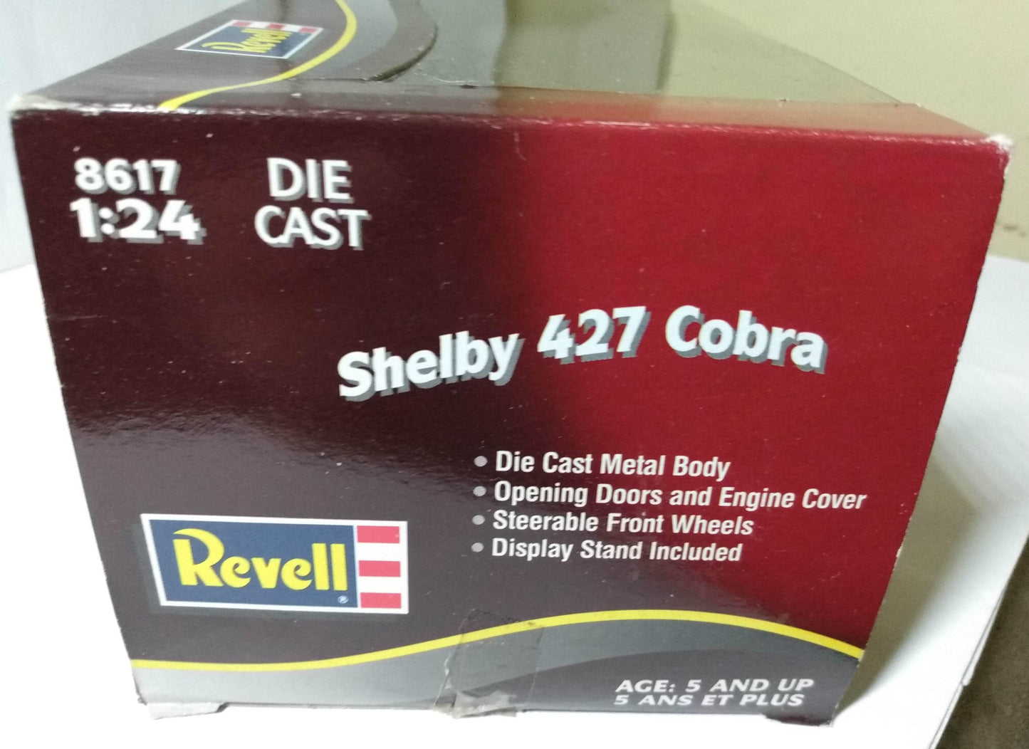 Revell 8617 Shelby 427 Cobra Convertible 1:24 Scale Diecast Metal Car 1992 - TulipStuff