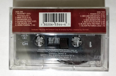 Ricochet Movie Soundtrack Alan Silvestri Ice-T AUDIO CASSETTE 1991 - TulipStuff
