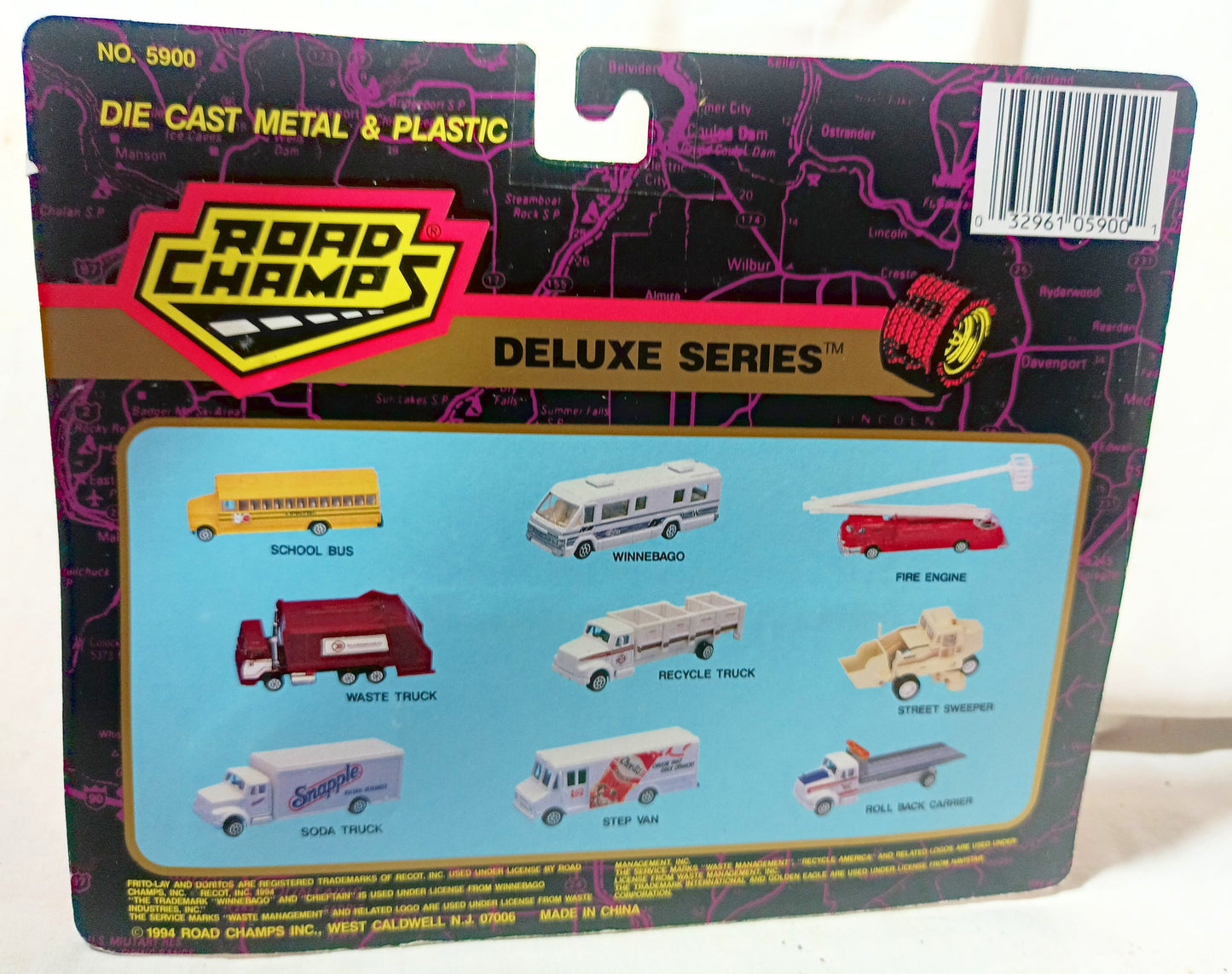 Road Champs 5900 Deluxe Series Cheetos Frito Lay Step Van 1994 - TulipStuff