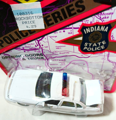 Road Champs Indiana State Police Ford Crown Victoria 1995 1:43 - TulipStuff