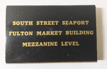 Load image into Gallery viewer, Roebling's Bar And Grill Seaport Fulton Market New York Matchbox 1990's - TulipStuff