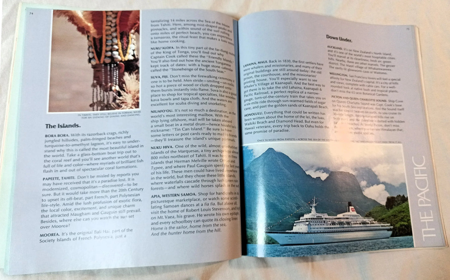 Royal Viking Line The Cruise Atlas 1976-77 Brochure - TulipStuff