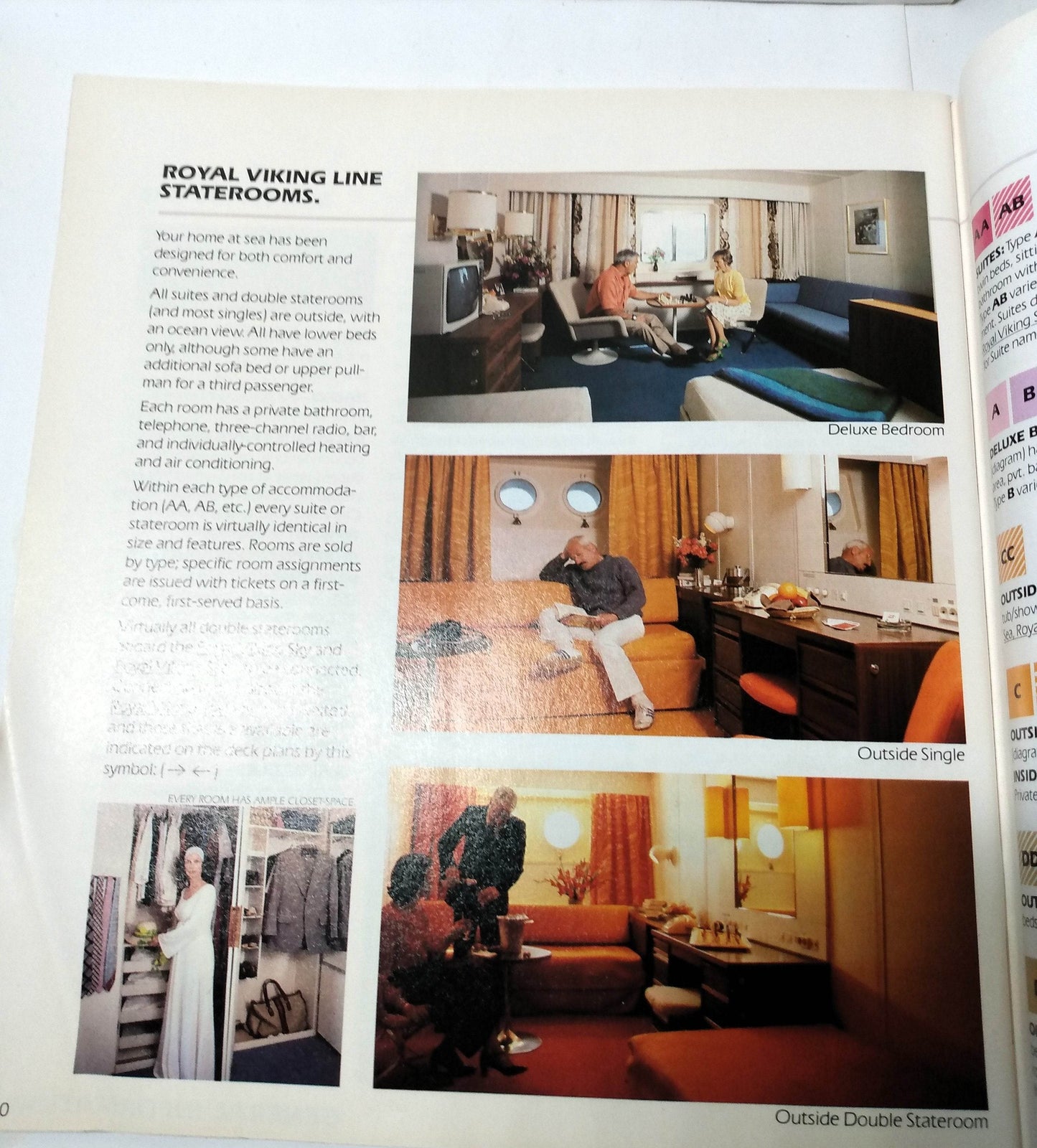 Royal Viking Line The Cruise Atlas 1979-1980 Brochure - TulipStuff